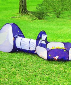 Homfu 3 in 1 Pop up Kids Play Tent with Tunnel Ocean Ball Pit Pool with Basket Hoop for Toddler Boys Girls to Play and Craw Indoor&Outdoor As Birthday Gift Purple Ball Pit 21 91tIm46D7L