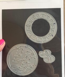 Avery Elle SS-5001 Stamp & Die Storage Pockets 50/Pkg Large 5 ½” x 7 3/8" , white/clear , Single Pack 22 91tQIdZtuHL