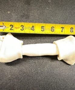 Grand Valley Pet Products 8-9" Natural Flavor Dog Rawhide Chewsomes Knotted Bones (5 Pack) - Rawhide Bones for Large Dogs - 100% USA-Sourced Rawhide - Single Ingredient - Dental Dog Chew Rawhides Natural - 5 Pieces 39 91tVfyW45JL