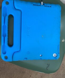 HDE Case for iPad 9.7-inch 2018 / 2017 Kids Shockproof Bumper Hard Cover Handle Stand with Built in Screen Protector for New Apple Education iPad 9.7 Inch (6th Gen) / 5th Generation iPad 9.7 - Blue 33 91tZ8yNUjfL