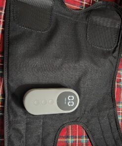 LINGTENG Leg Massager, Calf Air Compression Massager with Heat, Cordless Leg Massager for Circulation and Pain Relief, Calf Massager with 3 Intensities, Gifts for Women (Only Single) Black 53 91thE6ky24L