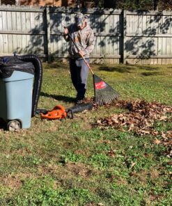 BLACK+ DECKER Leaf Blower Hose Attachment for Corded Leaf Blowers, Attachment Only, 8ft (BV-006) Leaf Collection System 18 91txTFXK QL