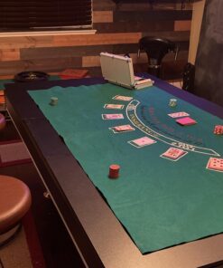 Triumph Sports Phoenix 7’ Billiard Table with Table Tennis Conversion Top for a Game of Pool or an Action-Packed Table Tennis Game 57 91u LBmjnL