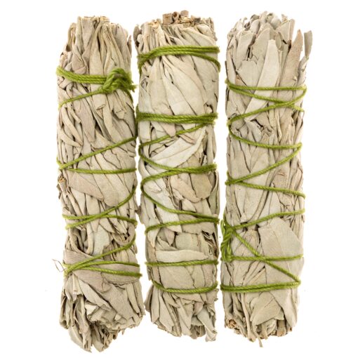 Mini California White Sage Smudge Sticks - 3 Pack