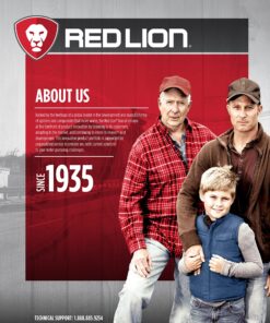 Red Lion RL-SWJ50/RL6H Dual Voltage (115/230 V) 1/2 HP Shallow Well Jet Pump/Tank Combo 12.6 GPM Cast Iron Pump with 5.8 Gallon Pressure Tank, Red/White, 97080503 16 91u6iKTQngL 2