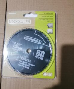Rockwell RW9282 4 1/2-Inch 60T High Speed Steel Compact Circular Saw Blade 4 91u72az1GJL