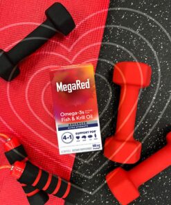 MegaRed Fish Oil + Krill Oil 900mg Omega 3 Supplement with EPA & DHA, Supports Heart, Brain, Joint and Eye Health, No Fishy Aftertaste - 60 Softgels (60 servings) 15 91uFIKzSTGL 2