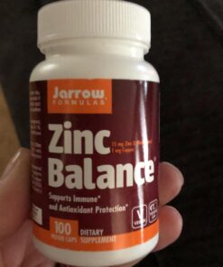 Jarrow Formulas Zinc Balance 15 mg - 100 Servings (Veggie Caps) - Includes Copper - Essential Mineral for Immune System Support - Immune Support Supplement - Gluten Free Zinc Copper Supplement - Vegan 38 91uJ4qEcu7L