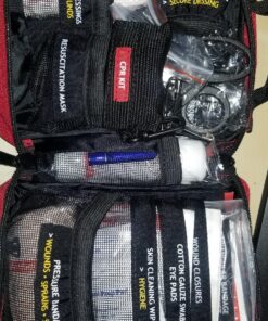 Surviveware Comprehensive Premium First Aid Kit Emergency Medical Kit for Trucks, Cars, Camping, Office and Sports and Outdoor Emergencies - Small 100 Piece Set Regular 66 91uMCbTbFJL