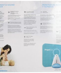 Angelcare Movement and Sound Monitor, Aqua/White Standard 12 91uPLqLbYIL
