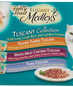 Fancy Feast Elegant Medleys, Tuscany Collection 3-Flavor Variety Pack (12-pack; 3 oz each) 15 91uQ76vFcmL