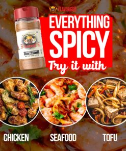 Everything Spicy Seasoning Mix by Flavor God - Premium All Natural & Healthy Spice Blend for Steak, Salad, Chicken, Dips & Vegetables - Kosher, Low Sodium, Dairy-Free, Vegan & Keto Friendly - Great Flavor Spices and Seasoning Gift Everything Spicy 16 91uWEXck3sL