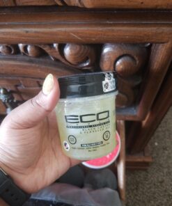 Eco Style Black Castor and Flaxseed Oil Styling Gel - Helps Nourish and Repair Damaged Hair - Promotes Healthy Scalp - Provides Superior and Weightless Hold - Delivers Long Lasting Shine - 8 oz Clean Scent 8 Ounce (Pack of 1) 28 91ueVrYtgiL