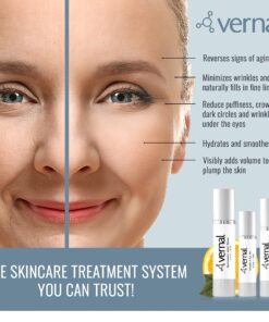 Vernal’s 100% Pure Hyaluronic Acid Serum – Rich With Vitamins C, E and Age-Defying Antioxidants - Anti Wrinkle, Anti Aging Face Serum that Lifts and Firms Skin, Made in USA 21 91ugntRa6 L