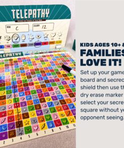 Mighty Fun! - Telepathy® Board Game - Award-Winning Strategy Board Game of Memory, Logic and Deduction for Kids, Adults and Families - 2 Person or Teams - Ages 10+ 14 91uj8eyDYqL