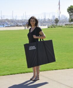 GoSports Tailgate Size 3 ft x 2 ft Cornhole Set - Portable Set Includes 8 Bean Bags & Game Rules Black Edition 13 91ulftG4DuL