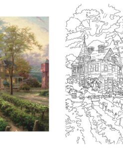 Alternative view of Posh Adult Coloring Book: Thomas Kinkade Designs for Inspiration & Relaxation (Posh Coloring Books) (Volume 14) Paperback