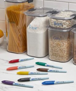 EXPO Vis-a-Vis Wet Erase Markers, Fine Point, Assorted Colors, 8 Count 8 Count (Pack of 1) 29 91unRod1esL