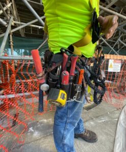 McGuire-Nicholas 526-CC Brown Professional Electrician'S Pouch, oil tanned leather 43 91uuffEmFuL