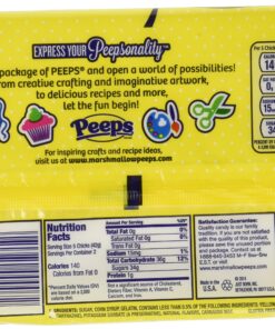 Peeps, Yellow Marshmallow Chicks, 3 oz 5 91v01zd VqL