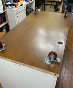 3 inch Heavy Duty Casters Load 1500lbs,Lockable Bearing Caster Wheels with Brakes,Swivel Casters for Furniture and Workbench,Set of 4 (Free screws) 32 91v2UsjGfEL