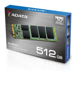 ADATA SU800 512GB M.2 2280 SATA 3D NAND Internal SSD (ASU800NS38-512GT-C) 512 GB 3D TLC M.2 14 91v3QyU639L