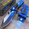 TAC Force Blue Police Assisted Open LED Tactical Rescue Pocket Knife (Basic Pack) 34 91v9yRB6m1L
