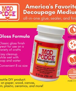Mod Podge CS11201 Waterbase Sealer, Glue and Finish, 8 oz, Gloss 1 33 91vBakAjadL