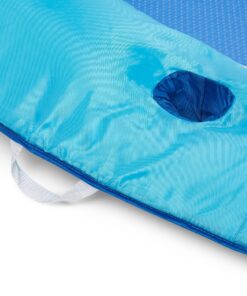 SwimWays Spring Float Recliner - Swim Lounger for Pool or Lake - Light Blue/Dark Blue 18 91vF6FVf3DL