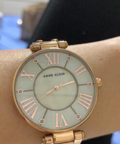 Anne Klein Women's 10/9918RGLP Rose Gold-Tone Watch with Leather Band 26 91vFIwdJ8L