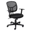 Amazon Basics Mesh Mid-Back Adjustable-Height 360-Degree Swivel Office Desk Chair with Armrests and Lumbar Support, Black 5 91vH3ZqS2sL