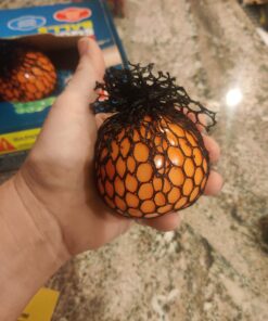 Quality & Durable Mesh Squishy Balls with Exclusive Sewn Mesh! (Multi, 12 Pack) 20 91vMjhM2ZtL