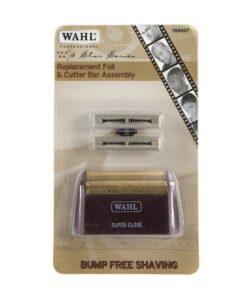 Wahl Professional 5 Star Series Shaver Shaper Replacement Super Close Gold Foil and Cutter Bar Assembly, Hypo-allergenic, Super Close Shaving, for Professional Barbers and Stylists - Model 7031-100 19 91vT9ICq5FL