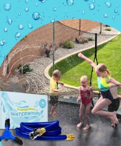ThrillZoo Trampoline Sprinkler for Kids | Trampoline Accessories, Trampoline Sprayer, Outside Water Toys Sprinkler for Trampoline Water Sprinkler【WaterWhirl】 WaterWhirl 21 91vVlBlI NL