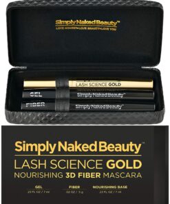 3D Black Mascara for Volume & Length - Eyelash Growth Nourishing Base, Black Mascara Gel & Dry Fibers to create 3D Lengthening Effect. Non-Toxic & Cruelty Free by Simply Naked Beauty 33 91vfY7L0WL