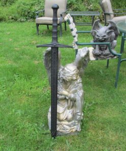 Master BladesUSA – E504-PP Martial Arts Polypropylene Sword - Training Equipment – Black Polypropylene Blade, Round Handle with Spiral, Self Defense, Training, Safe, Easy, Fun, Cosplay, Martial Arts 19 91vh0rahyRL