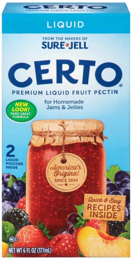 Sure Jell Certo Premium Liquid Fruit Pectin, 6 oz