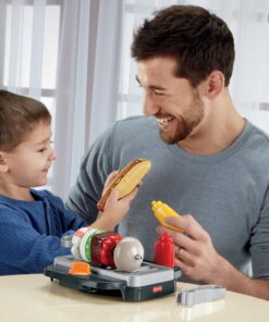 Alternative view of Fisher-Price Servin' Surprises Barbeque Grill Play Food Set