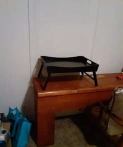 Winsome Benito 24.41-Inch Folding Bed Tray with Curved Top, Walnut (92022) 34 91vm3OT4k8L