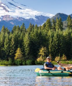 INTEX 68347EP Seahawk 2 Inflatable Boat Set: Includes Deluxe 48in Aluminum Oars and High-Output-Pump – SuperStrong PVC – Fishing Rod Holders – 2-Person – 520lb Weight Capacity 31 91vo9CuPXrL 1