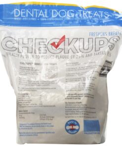 Checkups- Dental Dog Treats, 24ct 48 oz. for Dogs 20+ pounds Medium (Pack of 1) 13 91vqCZHsP8L