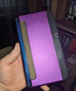 TNP Protective Case Compatible with Nintendo New 3DS XL LL 2015, Purple - Plastic + Aluminum Full Body Protective Snap-on Hard Shell Skin Case Cover New Modified Hinge-Less Design 35 91vsTKawVtL