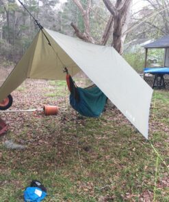 Gold Armour Rainfly Tarp Hammock, Premium 14.7ft/12ft/10ft/8ft Rain Fly Cover, Waterproof Ultralight Camping Shelter Canopy, Survival Equipment Gear Camping Tent Accessories (OD Green 12ft x 10ft) Od Green 12ft X 10ft 49 91w TysQa9L