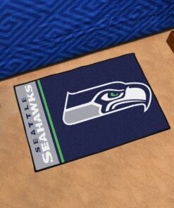 Alternative view of FANMATS 8247 Seattle Seahawks Starter Mat Accent Rug - 19in. x 30in. | Sports Fan Home Decor Rug and Tailgating Mat Uniform Design