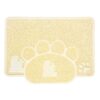 PET MAGASIN Cat Litter Mat (2-Mat Set) - Soft and Durable Pet Litter Mats for Cats, Dogs, and Puppies - One Big (24.5'' x 16.5'') and One Small (15.5'' x 12.5) Medium 42 91wDgdrOBeL