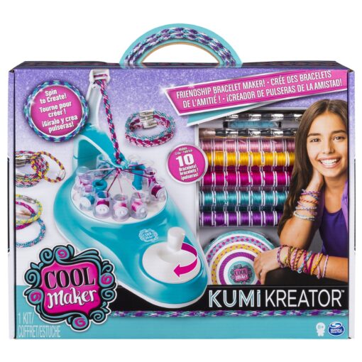 Cool Maker, Kumikreator Friendship Bracelet Maker Kit for Girls Age 8 & Up