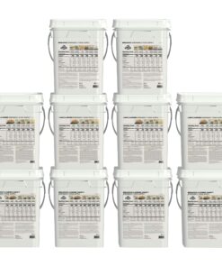 Augason Farms Deluxe 4-Month 1-Person 10-Pail Kit Emergency Food Supply 16 91wNfmT52hL