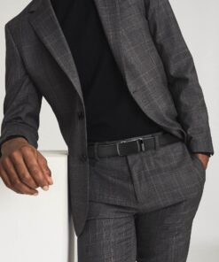 CHAOREN Leather Ratchet Belt Men - Customizable Fit, Effortless Style (35mm) Imperial - Black 42" to 48" Waist Adjustable 24 91wOBYBNFL