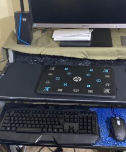 Rii Gaming Keyboard and Mouse Combo,LED Rainbow Backlit USB Wired Computer Keyboard 104 Key,Spill-Resistant Design,Ergonomic Wrist Rest Keyboard Mouse Set for Windows PC Gamer. Black 23 91wON4aL5iL