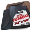 JUMBO SIZE Size Cat Litter Trapper by iPrimio - EZ Clean (Black) - 32 inches by 30 inches Exclusive Water Proof Layer and Puppy Pad Option. Patent Pending. (Sticker Label Peels Off) 32x30 - Black 45 91wTpkixgqL